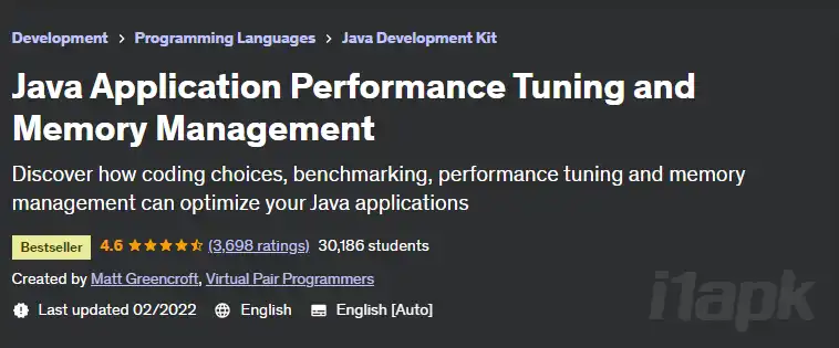 Udemy – Java Application Performance Tuning and Memory Management 2022-2 Free Download