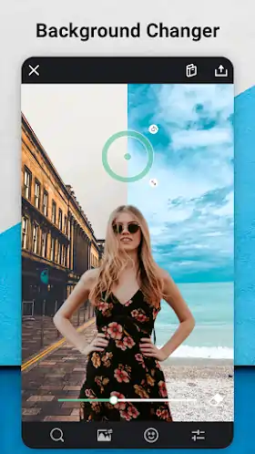 Remove and replace background objects