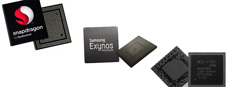 Chipset used in Android smartphones
