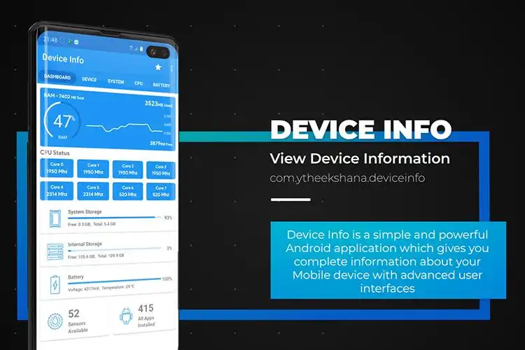 Device Info: System & CPU Info Mod app