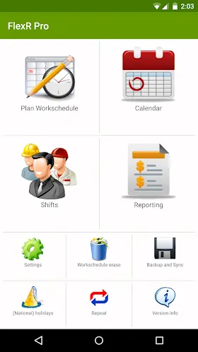 Shift Work Calendar download for Android