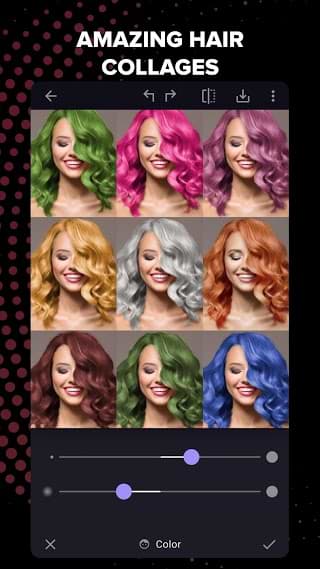 Change hair colors with Gradient Pro