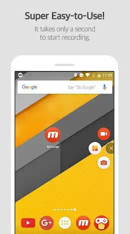 Screen recorder app for Android