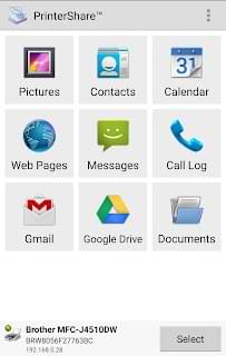 Share printer with Android