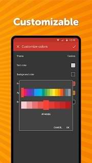 Customize contacts themes