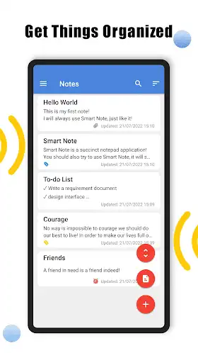 Android advanced note taking app